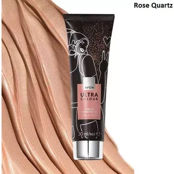 Tvářenka Tekutý rozjasňovač na tvář a tělo Ultra Colour - Rose Quartz