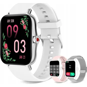 Chytré hodinky Iaret Chytré Hodinky Chytré Hodinky 1.7" I18 IP67 Stříbrné Vyměnitelné Řemínky