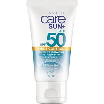 Přípravek na opalování Hydratační matující pleťový krém na opalování SPF 50 - 50ml (Avon Caré Sun)