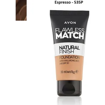 Přípravek na tvář Make-up Flawless Match SPF 20 - Espresso-535P