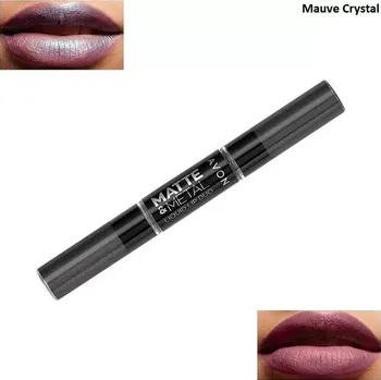 Přípravek na rty Tekutá rtěnka Matte and Metal - Mauve Crystal