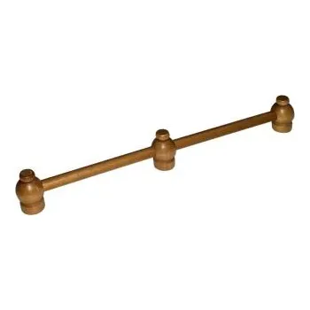 Garnýž Garnýž - jednotyč bez kroužků, půlená-16 Barva: SO - ořech světlý, Délka: 240 cm