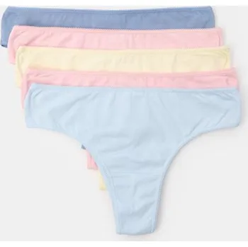 Dámské spodní prádlo Sinsay - Sada 5 kalhotek brazilek - vícebarevná - 767DA-MLC - 767DA-MLC-M