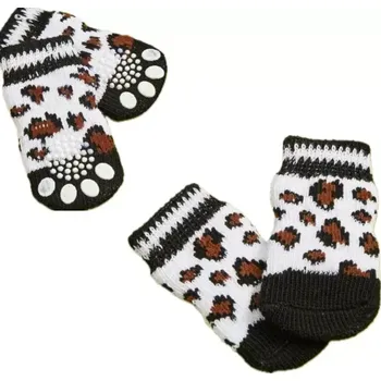 Obleček pro psa Vzorované ponožky pro psy a kočky (Zimní potřeby pro psy a kočky)