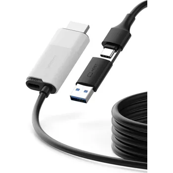Herní příslušenství MR Speciální Capture card HDMI z (PS5,XBOX,SWITCH,PC do VR Quest 3, mobilů, tabletů, PC, XREAL brýlí) 2m USB-C s nabíjením