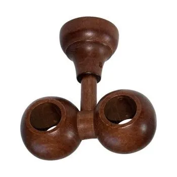 Garnýž Držák na garnýž - dvoutyč středový stropní-28 Barva: TR - třešeň