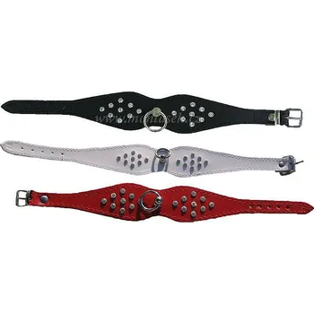 Obojek pro psa Elegantní obojky pro psy s kamínky, menší plemena (Obojek kožený pro psa)