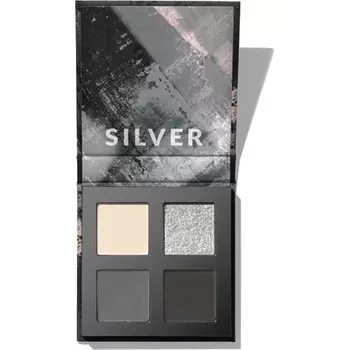Přípravek na oči Paletka očních stínů Ultra Quatro - Silver