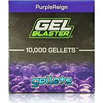 Dětská zbraň Gelové kuličky Gel Blaster Gellets - Fialové 10 000 ks