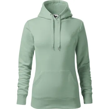 Dámská mikina MALFINI Projmutá dámská klokanka Cape s kapucí s podšívkou Barva: Sage, Velikost: L