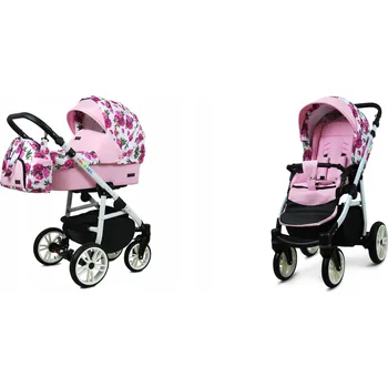 Kočárek Dětský kočárek 2v1 BabyLux COLORLUX kombinovaný kočárek hluboký a sportovní