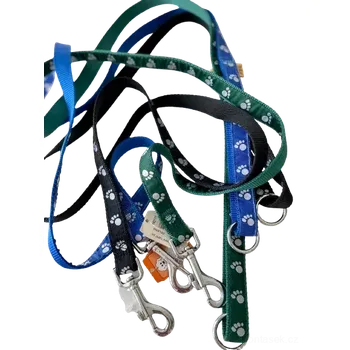 Vodítko pro psa Vodítko nylon tlapky 20mm (Obojky pro psy )