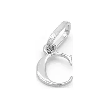 Přívěsek Přívěsek z bílého zlata, písmeno C 0,20g