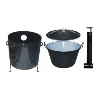 kotlíky smaltovaný kotel 80l,poklice a kotlina pr.58cm