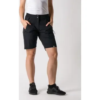 Dámské kraťasy NORTHFINDER BE-4375MB dámské 2in1 bike šortky s vnitřními elastickými šortkami MIA Barva: Černá, velikosti: M