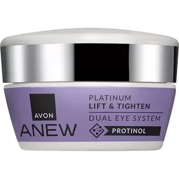 Pleťová maska AVON Cosmetics Anew Platinum Liftingová duální oční péče 2x10ml