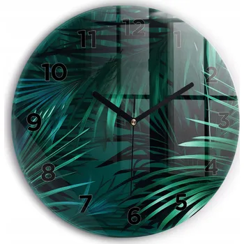 Hodiny Nástěnné hodiny Wallfluente zelené 30 cm