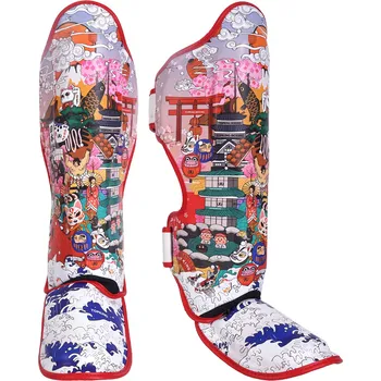 Chránič holeně pro bojový sport Chrániče holení Top King - JAPAN CULTURE - TKSGCT_JPRD Velikosti: XL