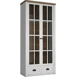 Vitrína, sosna Andersen/dub lefkas, PROVANCE W2S