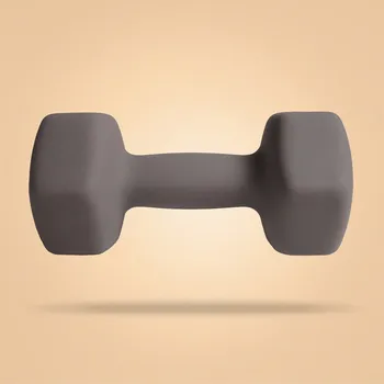 GymBeam Neoprenová jednoručka Hex - BeastPink 8 kgšedá