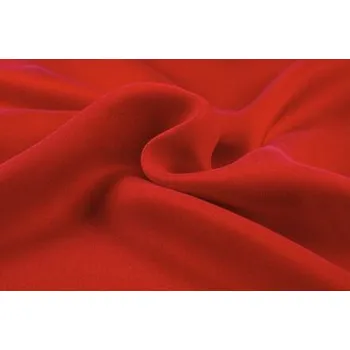 Cupro krepžoržet, červený, sartor.cz