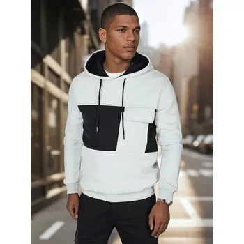 Pánská móda Pánská mikina DSTREET SVĚTLE ŠEDÁ XXL