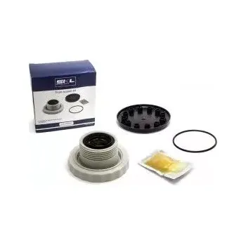 Ložiskový domek levý strany AEG Electrolux Zanussi - ložiskový blok bez řemenice pro vrchem plněné pračky (4071306494, 53188955271)