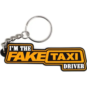 Gumová klíčenka z PVC "FakeTaxi Driver"