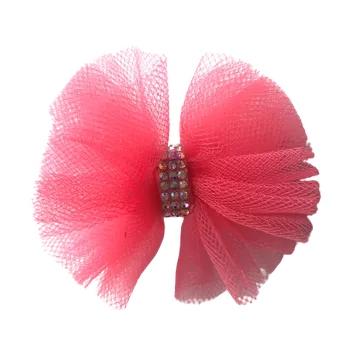 Kosmetika pro psa Premium mašličky pro psy (Lososová mašlička pro psa tylová)