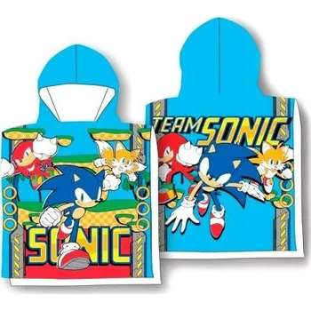 Ručník PONČO RUČNÍK 50x100 JEŽEK SONIC