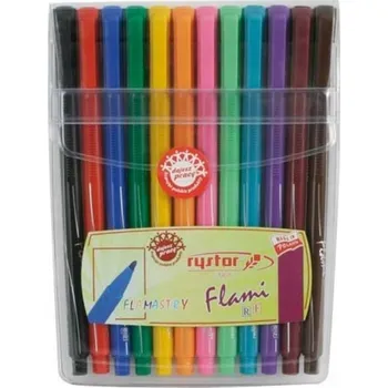 Fixy na tvoření, popisovače do školy, mix Rystor 12 ks