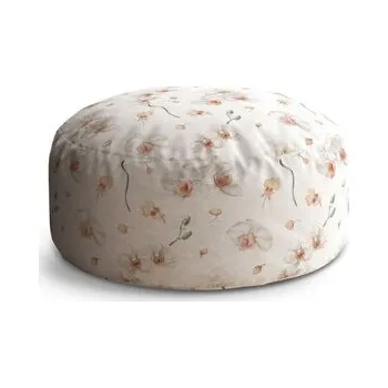 Taburet Circle Bílá orchidej: 38x48 cm (cs, Sablio)