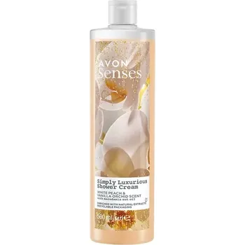 Sprchový gel Krémový sprchový gel s vůní broskve a vanilkové orchideje - 500ml