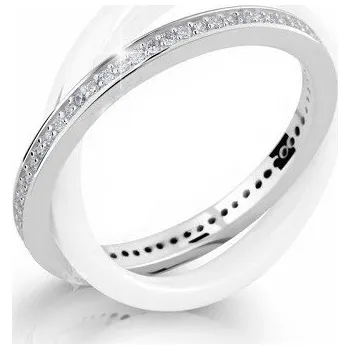 Šperk Prosperk Prsten keramický duo bílý Velikost prstenů: 6 (EU: 51-53) 12339/6 -