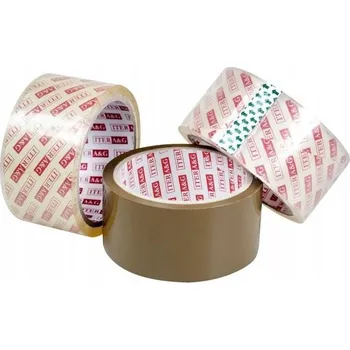 Lepicí páska Balicí Páska Kancelářská Pro MONTÁŽ Silná 48 mm x 66 m Titanum HNĚDÁ