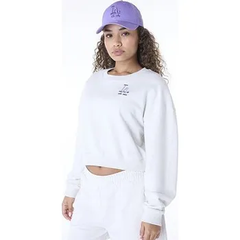 Pánská mikina Dámská Mikina New Era - MLB Essential Crewneck - LA Dodgers - Heather Grey velikost XS