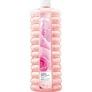 Koupelová pěna Pěna do koupele s vůní růže a ambry - 1000ml