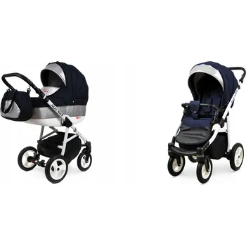 Kočárek Dětský kočárek 2v1 BabyLux ALU WAY kombinovaný kočárek hluboký/sportovní