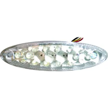 V PARTS Zadní světlo s osvětlením SPZ LED univerzální YM-2857AELEDW