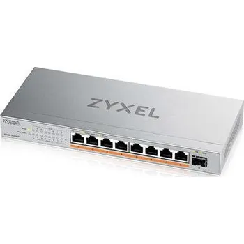 Počítač Zyxel XMG-108 8 Ports 2,5G + 1 SFP+, 8 ports 100W total PoE++ Desktop MultiGig unmanaged Switch XMG-108HP-EU0101F