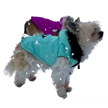 Obleček pro psa Zimní vesta pro psa s kapucí (Oblečky pro psy)