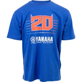 Pánské tričko Pánské tričko Fabio Quartararo Yamaha MotoGP modré Velikost: M