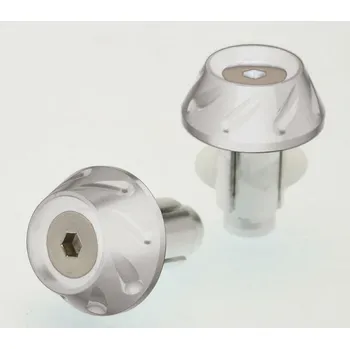 Koncovky tyčí BIHR Next Ø14-17 mm stříbrné BE001S