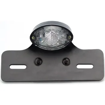 V PARTS Zadní světlo s držákem SPZ černé univerzální 034-1-BR