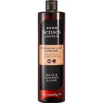 Koupelová pěna Elixír do koupele Essence s vůní pomeranče a listu pelargonie - 500ml