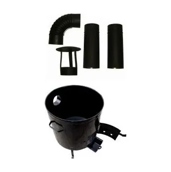 kotlíky kotlina pr.50cm s kouřovodem-vhodná ke kotlíku 30l, SLEVA-chybí popelník