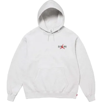 Pánské tenisky Supreme Jordan Hooded Sweatshirt (FW24) "Ash Grey" Velikosti: M