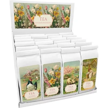 Velikonoční dekorace Sköna Ting EASTER, sypaný černý čaj 100g, MIX / 1ks