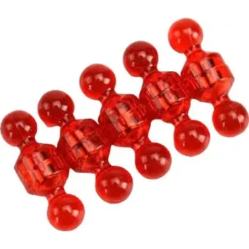 Zvedací magnet Magnetické figurky neodymové magnety červené, 10 ks, 11x17mm (MAG2R)