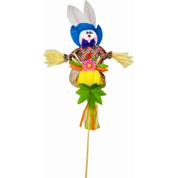 Velikonoční dekorace Zapichovací velikonoční zajíc modrý A5239